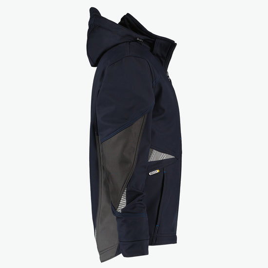 Dassy Gravity Softshelljas - Nachtblauw/Antracietgrijs Werkjas Softshell Dassy