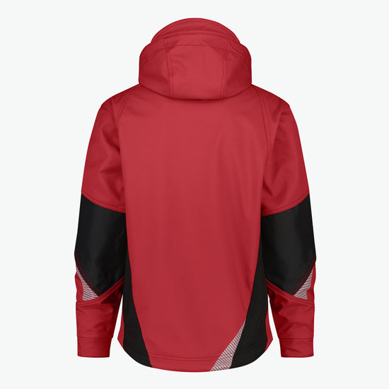 Dassy Gravity Softshelljas - Rood/Zwart Werkjas Softshell Dassy