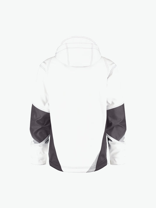 Dassy Gravity Softshelljas - Wit/Antracietgrijs Werkjas Softshell Dassy