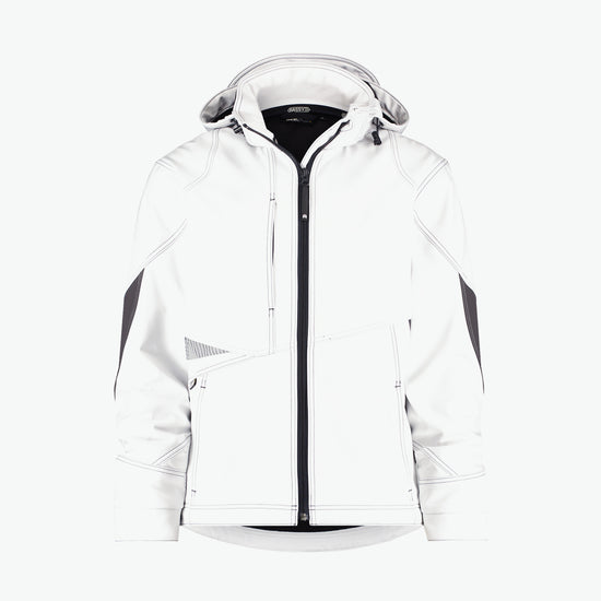 Dassy Gravity Softshelljas - Wit/Antracietgrijs Werkjas Softshell Dassy