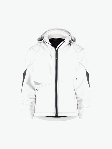 Dassy Gravity Softshelljas - Wit/Antracietgrijs Werkjas Softshell Dassy