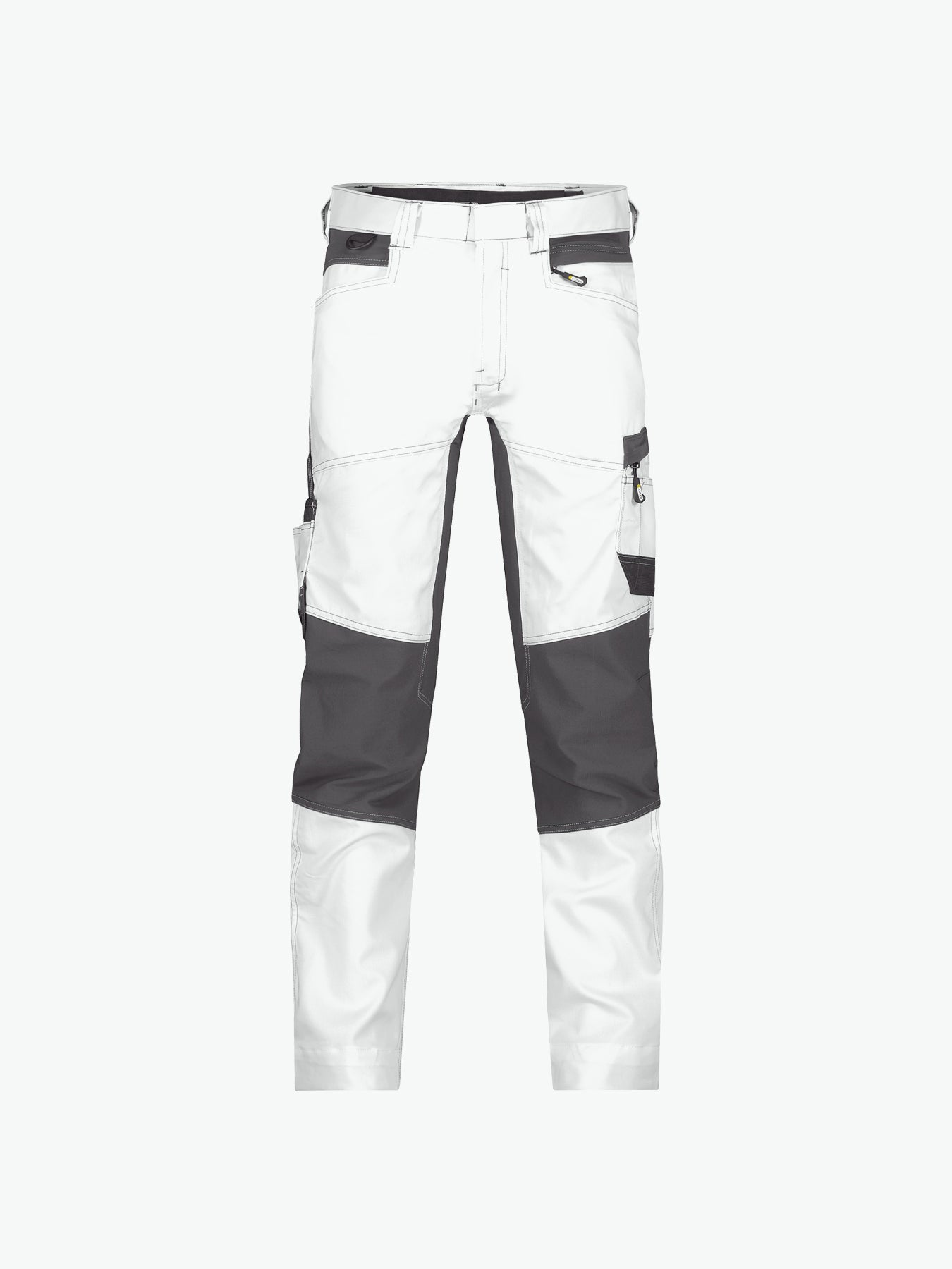 Dassy Helix Painters Schildersbroek met stretch - Wit/Antracietgrijs Werkbroek Dassy
