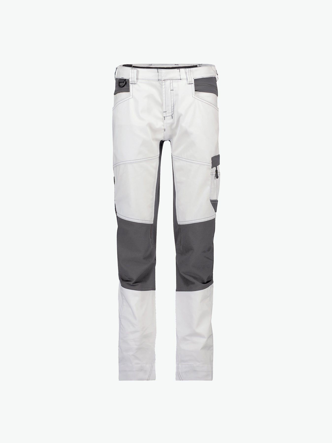 Dassy Helix Painters Women Schildersbroek met stretch voor dames - Wit/Antracietgrijs Werkbroek Dames Dassy