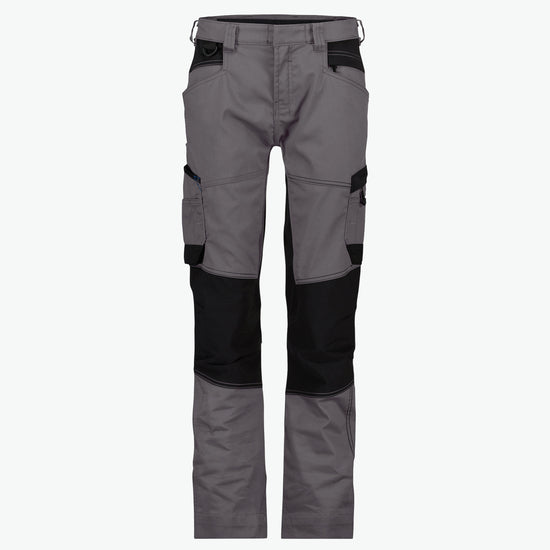 Dassy Helix Women Werkbroek met stretch voor dames - Antracietgrijs/Zwart Werkbroek Dames Dassy