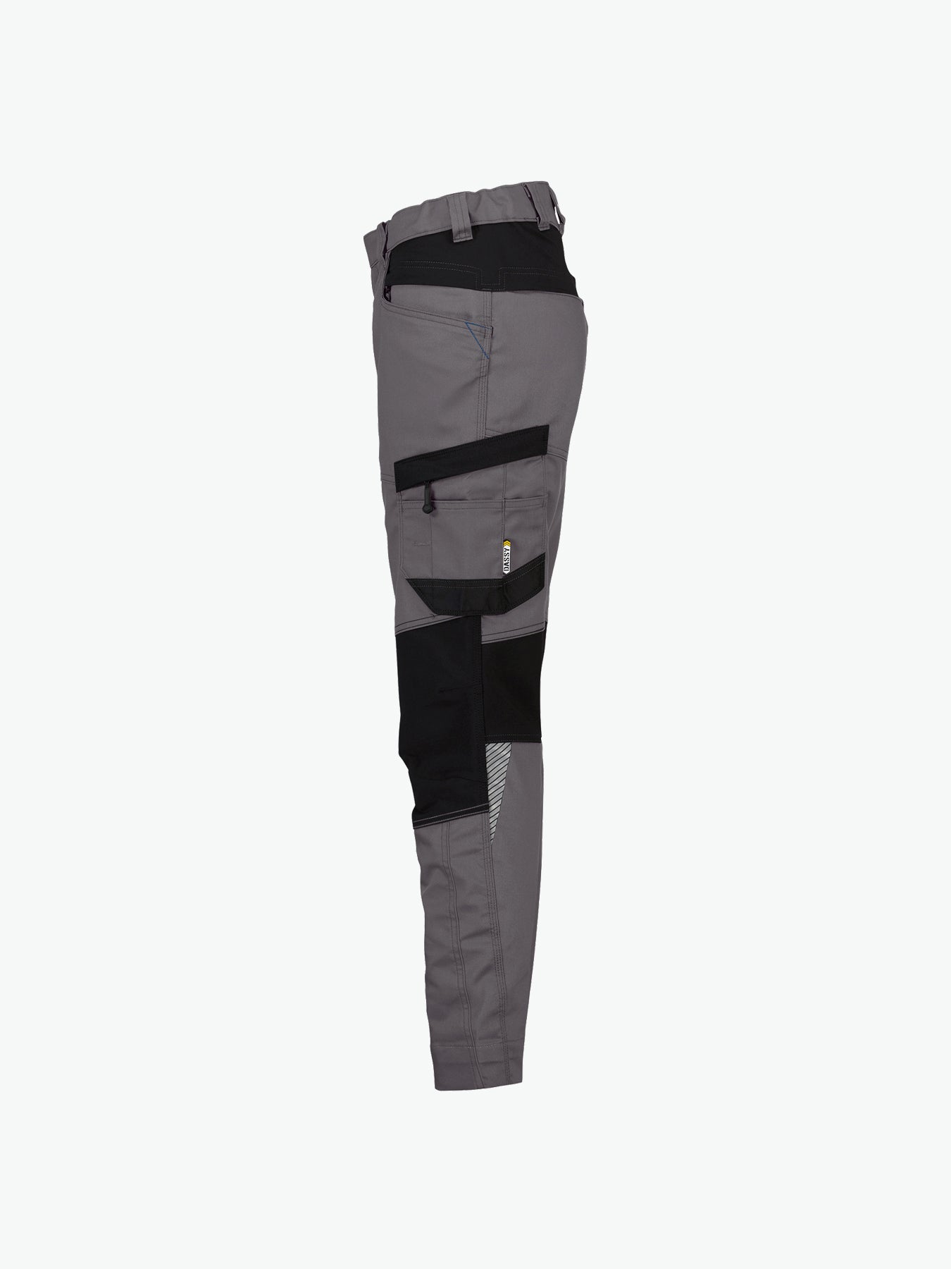 Dassy Helix Women Werkbroek met stretch voor dames - Antracietgrijs/Zwart Werkbroek Dames Dassy