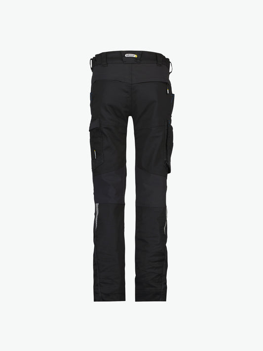 Dassy Helix Women Werkbroek met stretch voor dames - Zwart Werkbroek Dassy