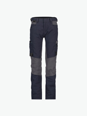 Dassy Helix Women Werkbroek met stretch voor dames - Nachtblauw/Antracietgrijs Werkbroek Dames Dassy