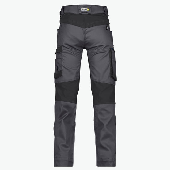 Dassy Helix Werkbroek met stretch - Antracietgrijs/Zwart Werkbroek Dassy