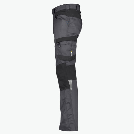 Dassy Helix Werkbroek met stretch - Antracietgrijs/Zwart Werkbroek Dassy