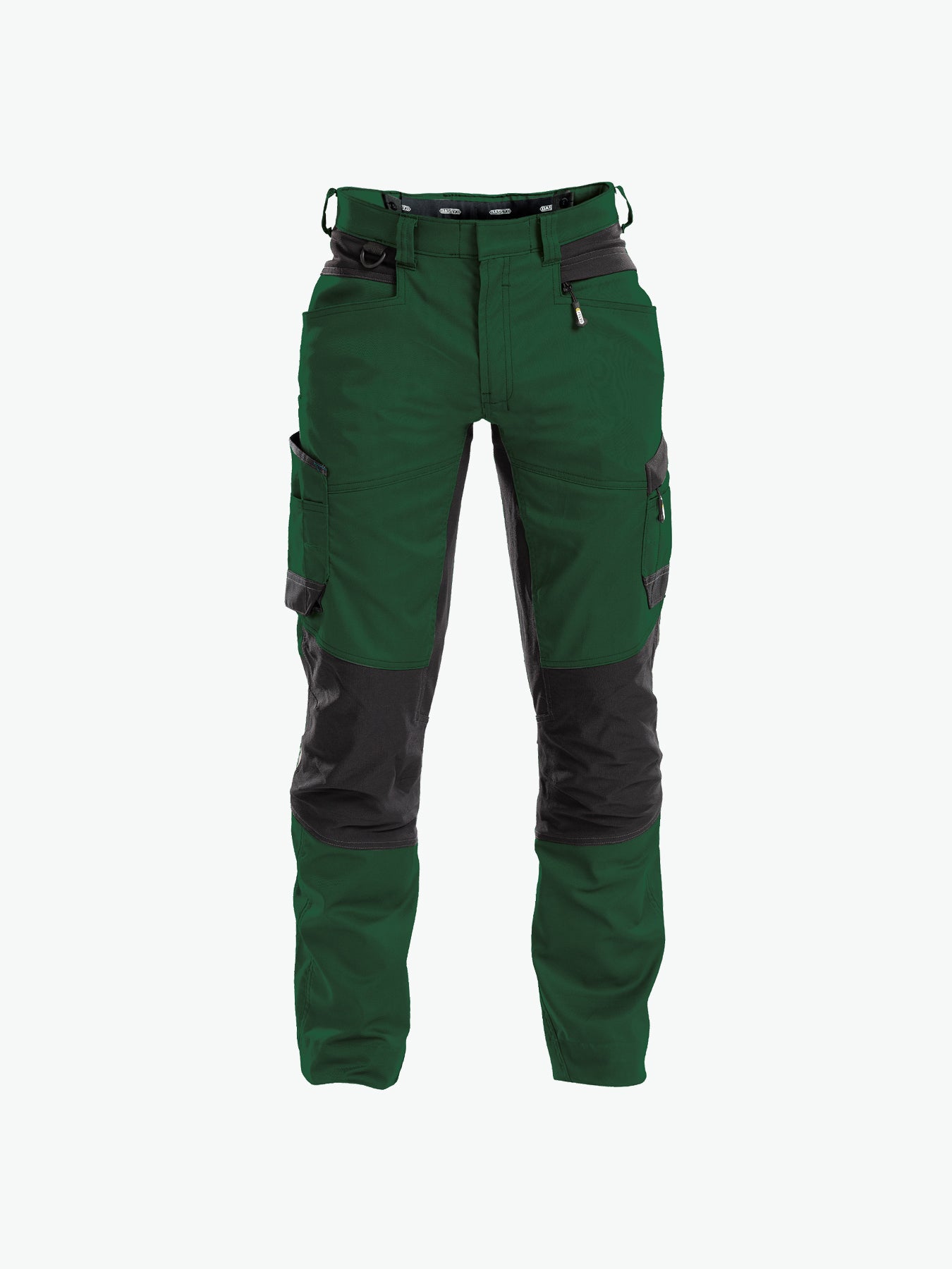 Dassy Helix Werkbroek met stretch - Flessengroen/Zwart Werkbroek Dassy