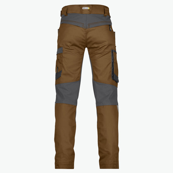 Dassy Helix Werkbroek met stretch - Leembruin/Antracietgrijs Werkbroek Dassy