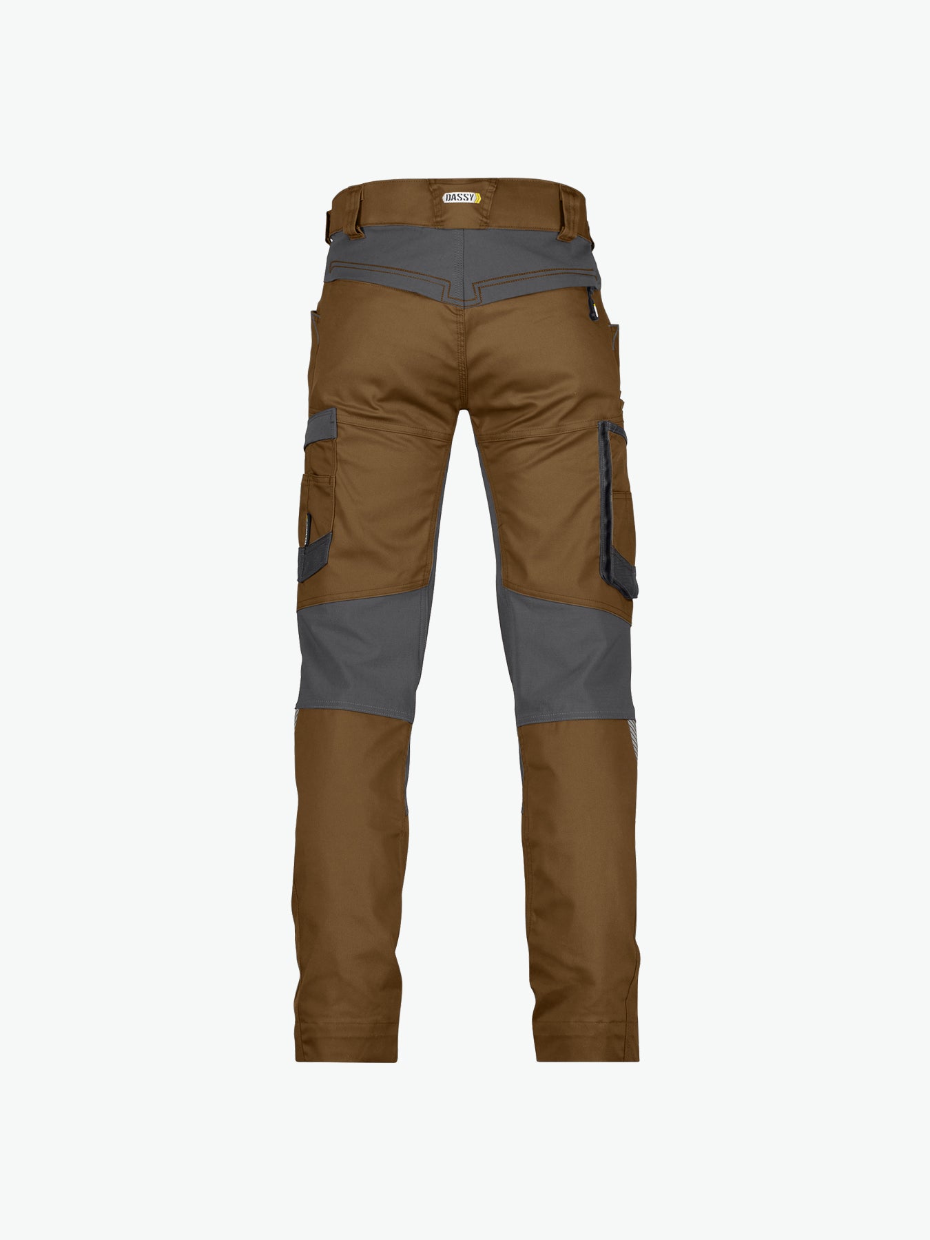 Dassy Helix Werkbroek met stretch - Leembruin/Antracietgrijs Werkbroek Dassy