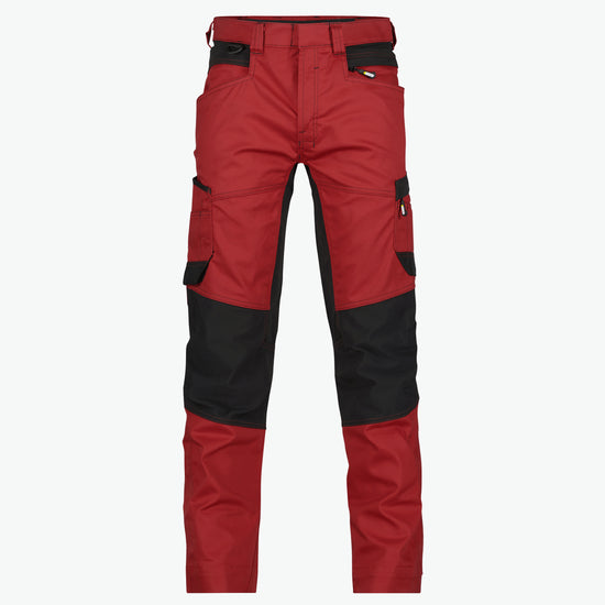 Dassy Helix Werkbroek met stretch - Rood/Zwart Werkbroek Dassy