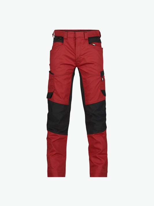 Dassy Helix Werkbroek met stretch - Rood/Zwart Werkbroek Dassy