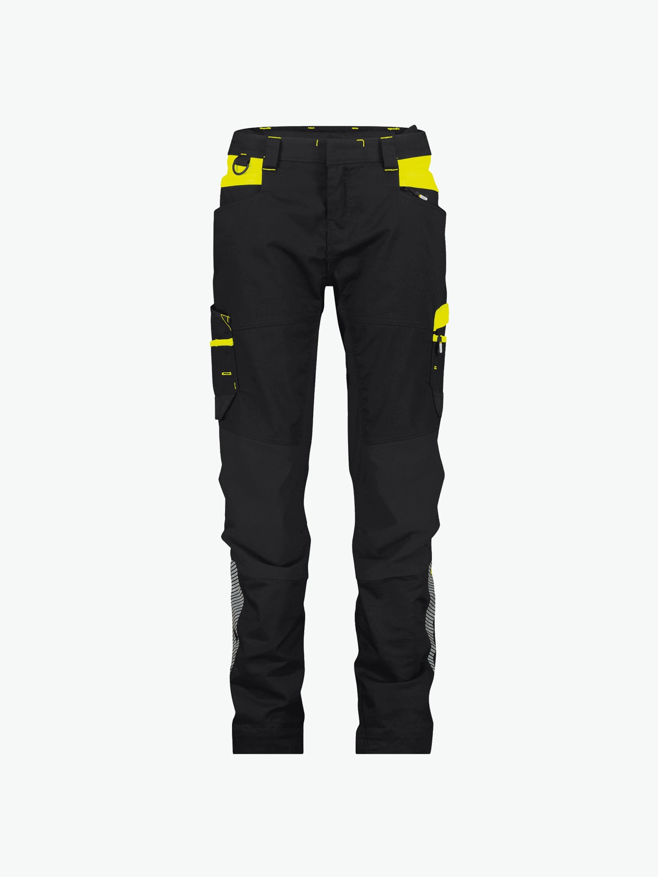 Dassy Hong Kong Women Werkbroek met stretch voor dames - Zwart/Fluogeel Werkbroek Dames Dassy