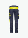 Dassy Hong Kong Women Werkbroek met stretch voor dames - Nachtblauw/Fluogeel Werkbroek Dames Dassy