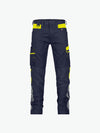 Dassy Hong Kong Werkbroek met stretch - Nachtblauw/Fluogeel Werkbroek Dassy