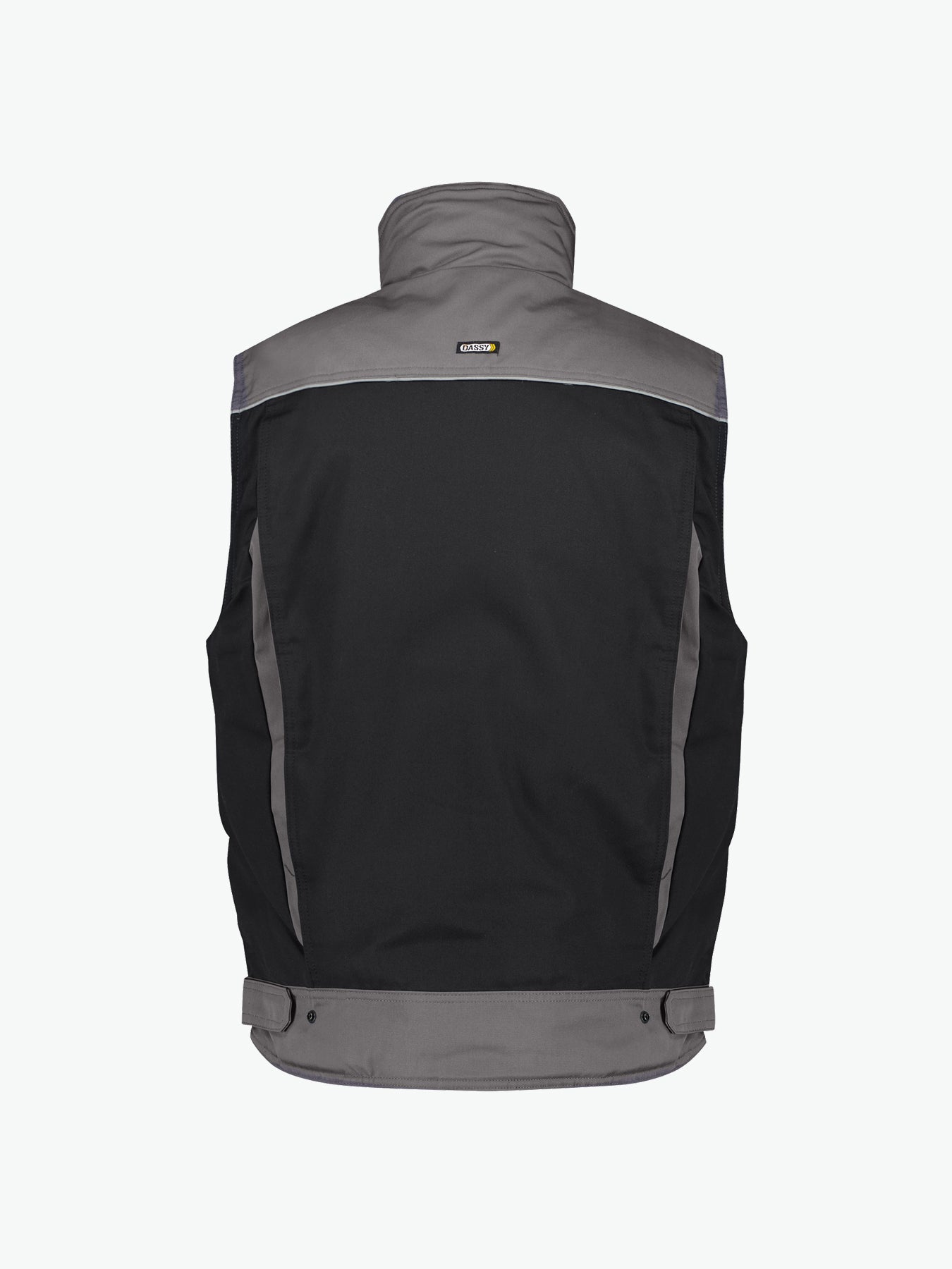 Dassy Hulst Tweekleurige bodywarmer - Zwart/Cementgrijs Werkvest Dassy