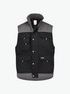 Dassy Hulst Tweekleurige bodywarmer - Zwart/Cementgrijs Werkvest Dassy