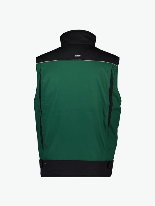 Dassy Hulst Tweekleurige bodywarmer - Flessengroen/Zwart Werkvest Dassy