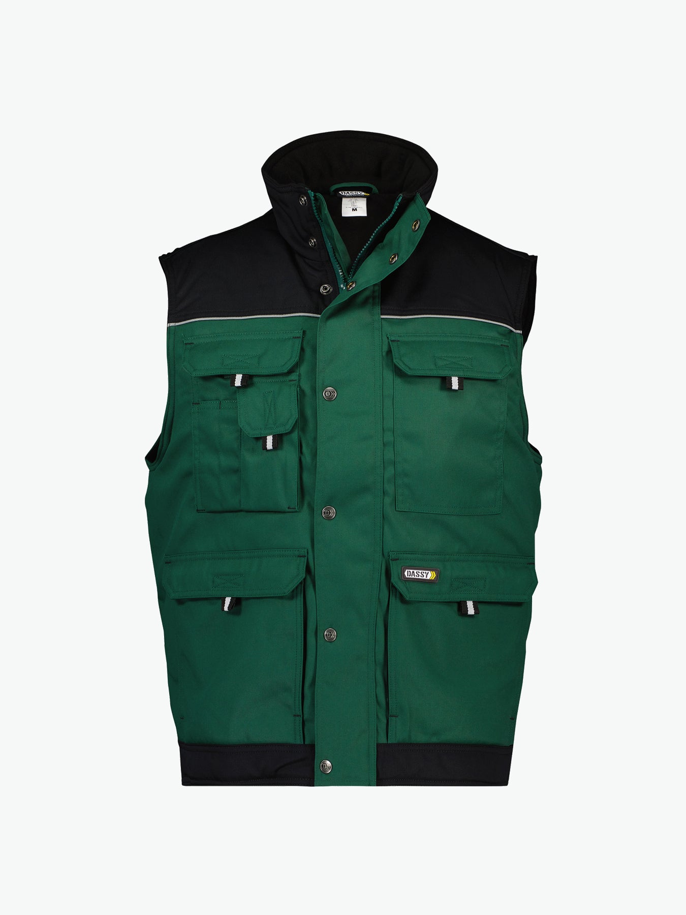 Dassy Hulst Tweekleurige bodywarmer - Flessengroen/Zwart Werkvest Dassy