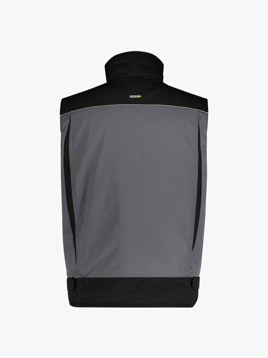 Dassy Hulst Tweekleurige bodywarmer - Cementgrijs/Zwart Werkvest Dassy