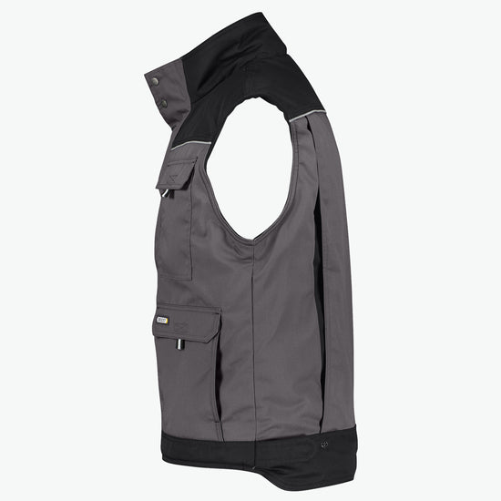 Dassy Hulst Tweekleurige bodywarmer - Cementgrijs/Zwart Werkvest Dassy