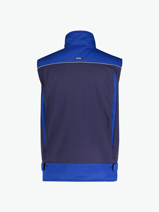 Dassy Hulst Tweekleurige bodywarmer - Marineblauw/Korenblauw Werkvest Dassy