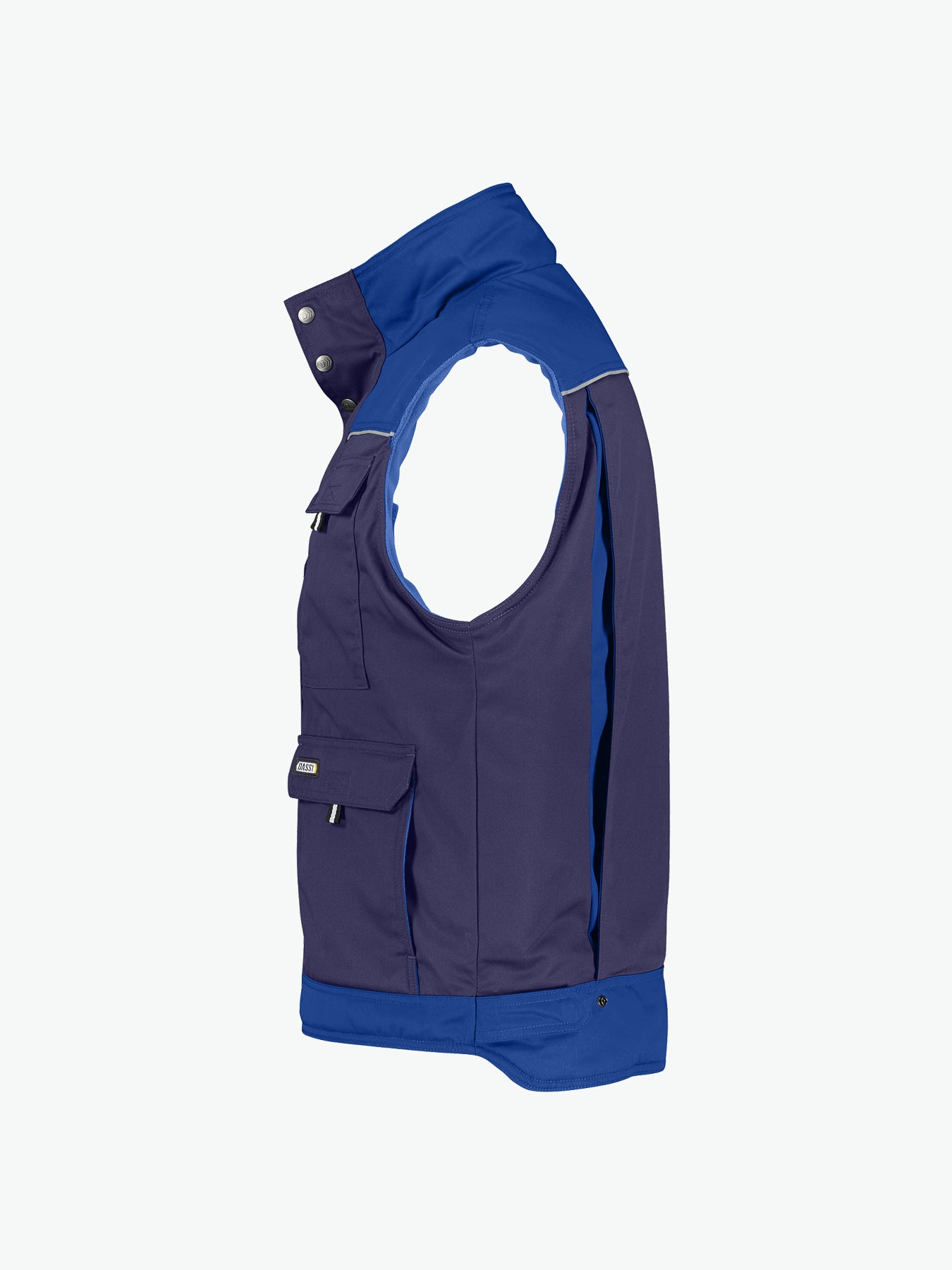 Dassy Hulst Tweekleurige bodywarmer - Marineblauw/Korenblauw Werkvest Dassy