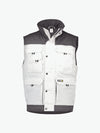 Dassy Hulst Tweekleurige bodywarmer - Wit/Cementgrijs Werkvest Dassy