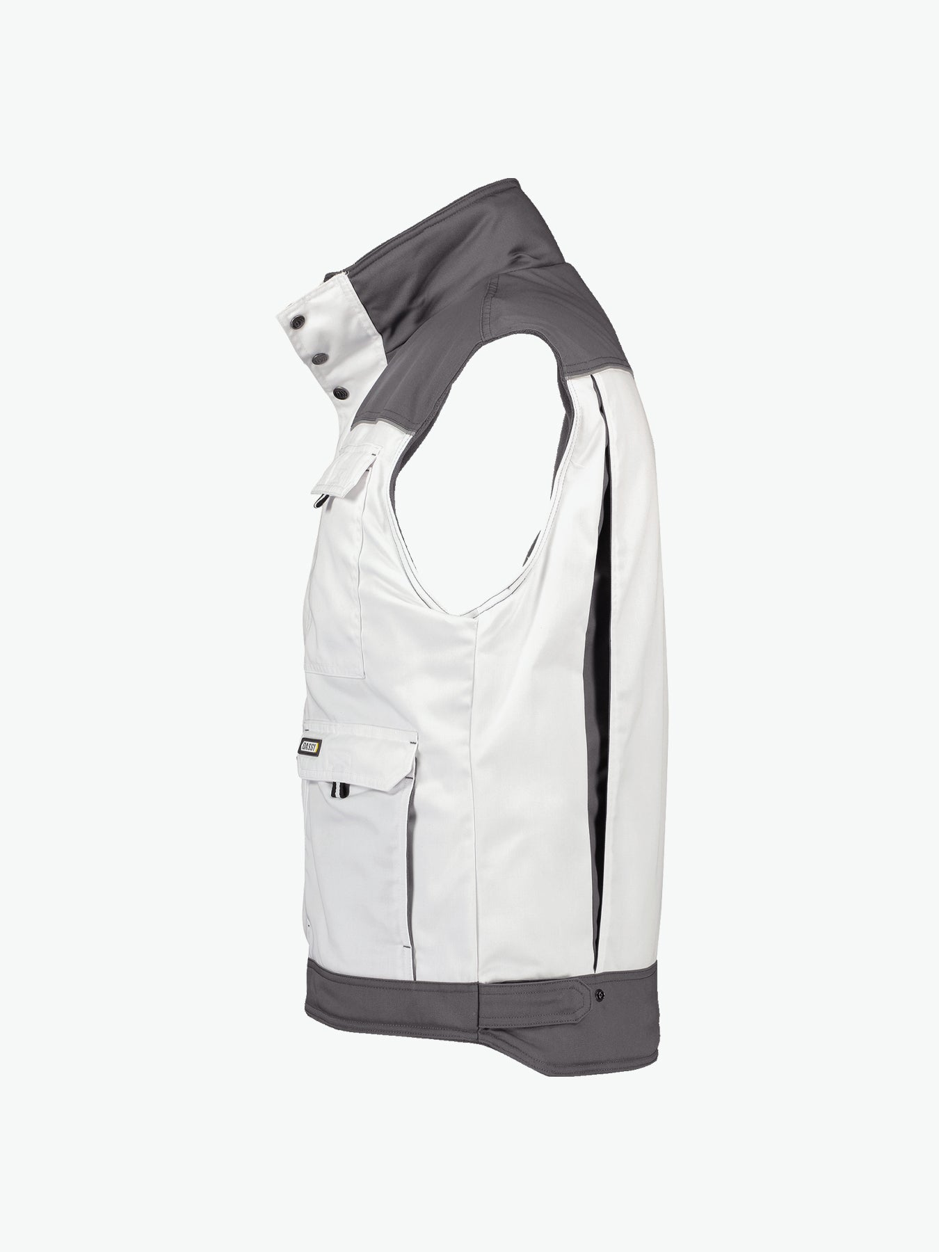 Dassy Hulst Tweekleurige bodywarmer - Wit/Cementgrijs Werkvest Dassy