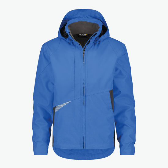 Dassy Hyper Wind- en waterdichte werkjas - Azuurblauw/Antracietgrijs Werkjas Dassy