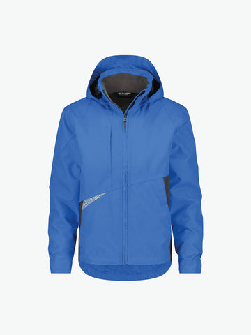 Dassy Hyper Wind- en waterdichte werkjas - Azuurblauw/Antracietgrijs Werkjas Dassy