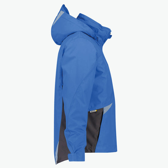 Dassy Hyper Wind- en waterdichte werkjas - Azuurblauw/Antracietgrijs Werkjas Dassy