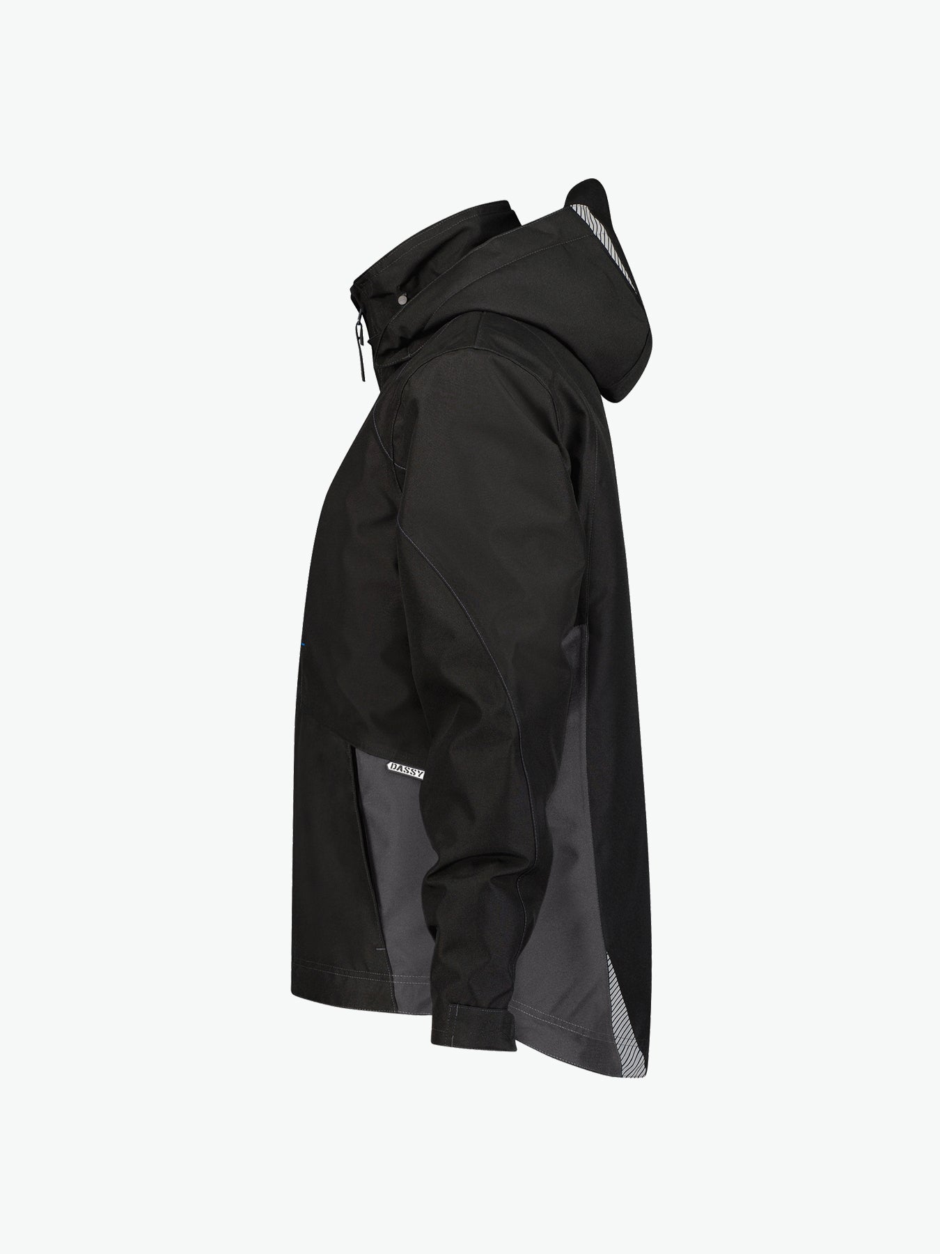 Dassy Hyper Wind- en waterdichte werkjas - Zwart/Antracietgrijs Werkjas Dassy