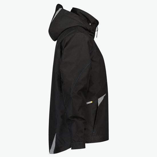 Dassy Hyper Wind- en waterdichte werkjas - Zwart Werkjas Dassy