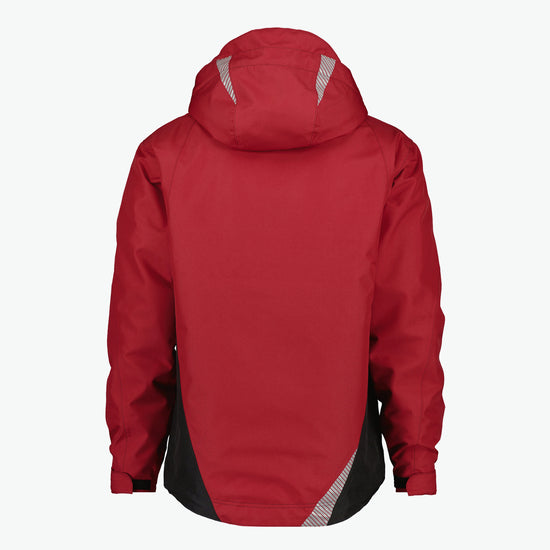 Dassy Hyper Wind- en waterdichte werkjas - Rood/Zwart Werkjas Dassy