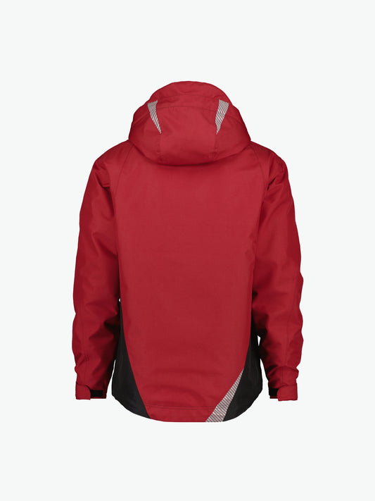 Dassy Hyper Wind- en waterdichte werkjas - Rood/Zwart Werkjas Dassy