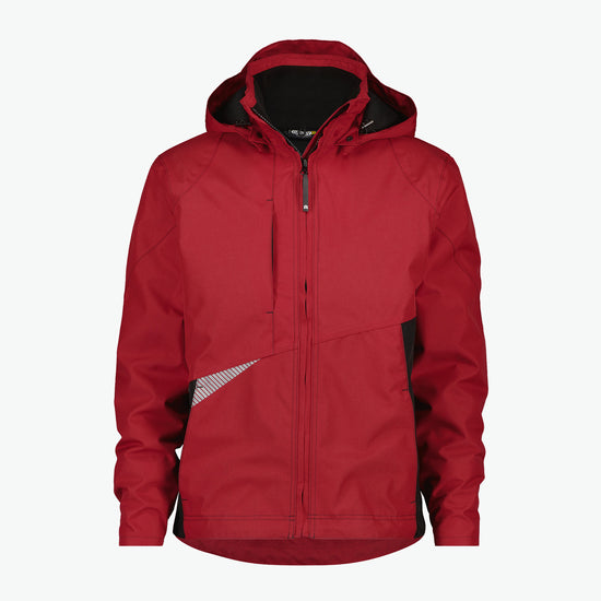 Dassy Hyper Wind- en waterdichte werkjas - Rood/Zwart Werkjas Dassy