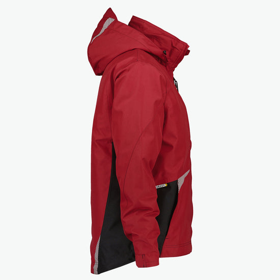 Dassy Hyper Wind- en waterdichte werkjas - Rood/Zwart Werkjas Dassy