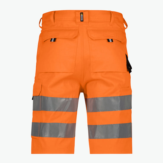 Dassy Idaho Hogezichtbaarheidsshort - Fluo-Oranje Korte Broek HiVis Dassy