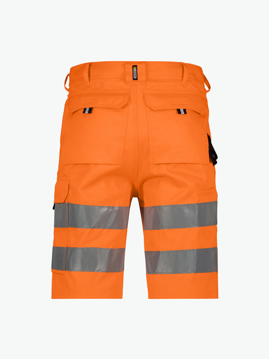 Dassy Idaho Hogezichtbaarheidsshort - Fluo-Oranje Korte Broek HiVis Dassy