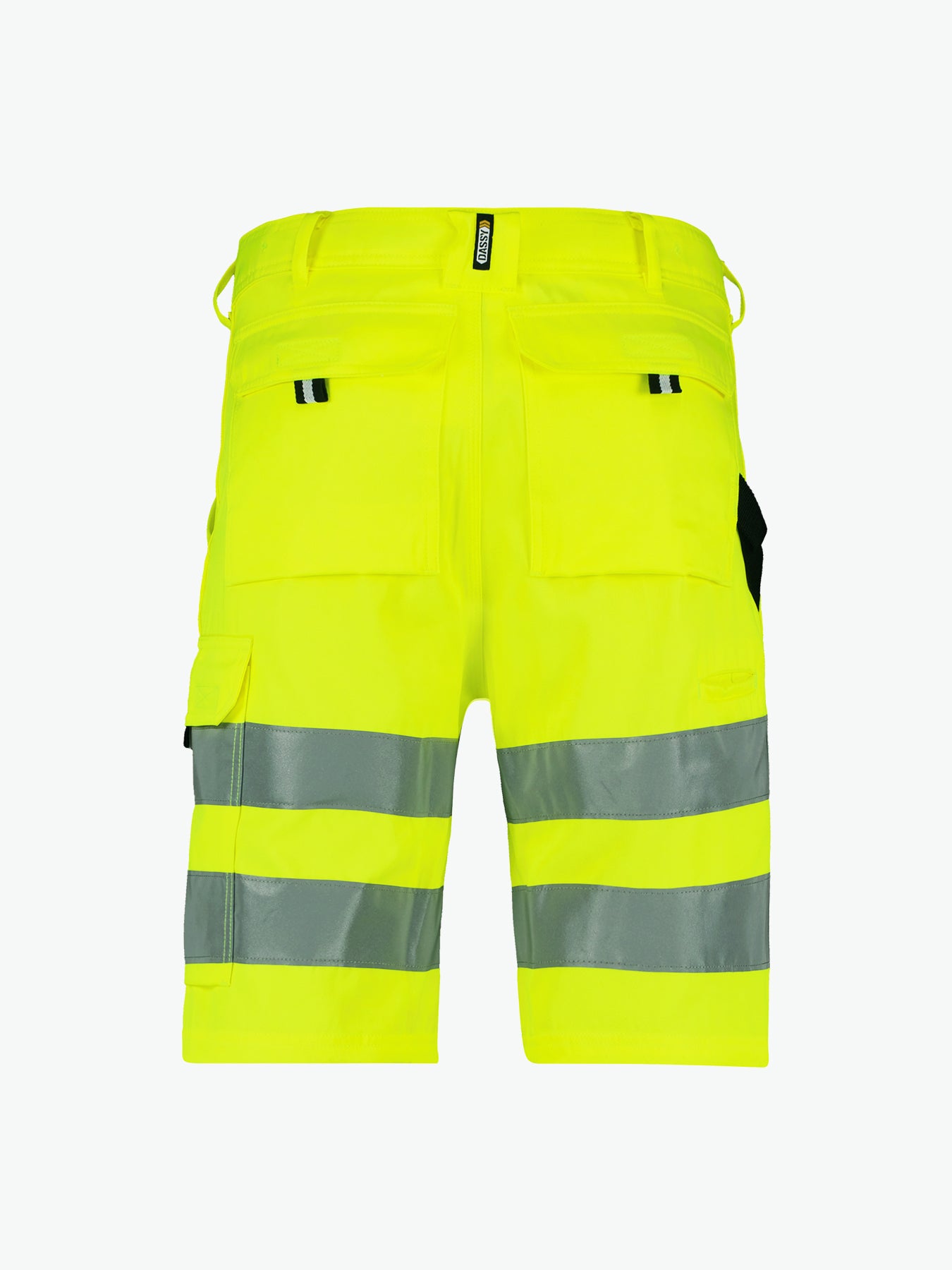 Dassy Idaho Hogezichtbaarheidsshort - Fluogeel Korte Broek HiVis Dassy