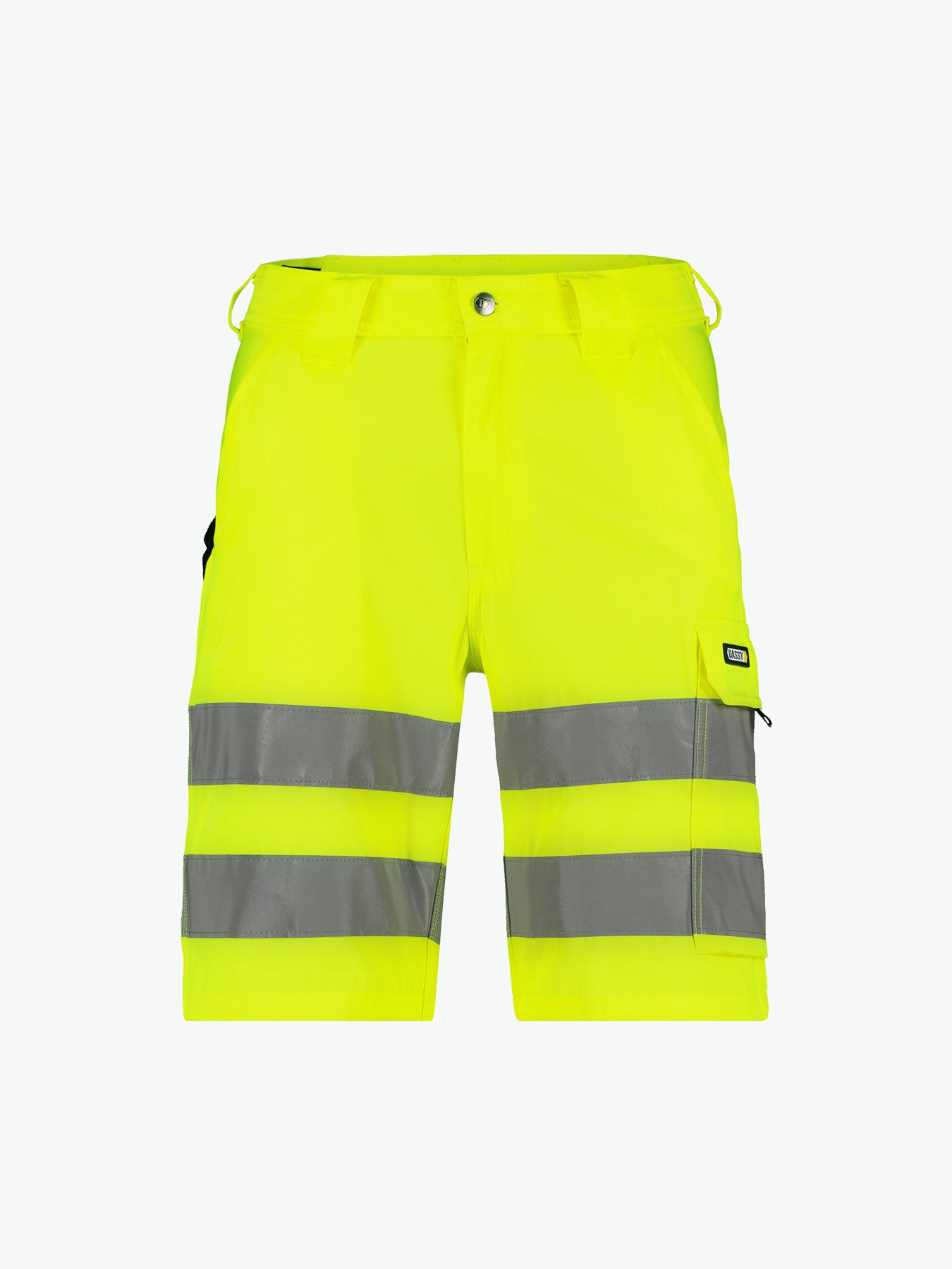 Dassy Idaho Hogezichtbaarheidsshort - Fluogeel Korte Broek HiVis Dassy
