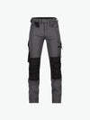 Dassy Impax Stretch werkbroek met kniezakken - Antracietgrijs/Zwart Werkbroek Dassy