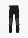 Dassy Impax Stretch werkbroek met kniezakken - Zwart/Antracietgrijs Werkbroek Dassy