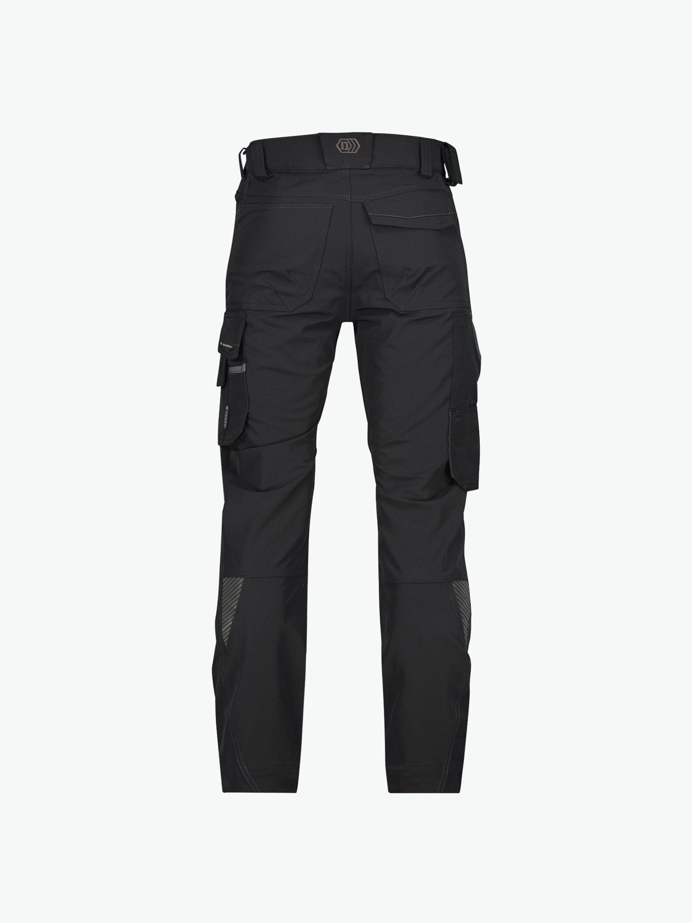 Dassy Impax Stretch werkbroek met kniezakken - Zwart Werkbroek Dassy