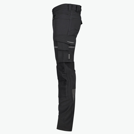 Dassy Impax Stretch werkbroek met kniezakken - Zwart Werkbroek Dassy