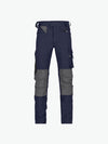 Dassy Impax Stretch werkbroek met kniezakken - Nachtblauw/Antracietgrijs Werkbroek Dassy