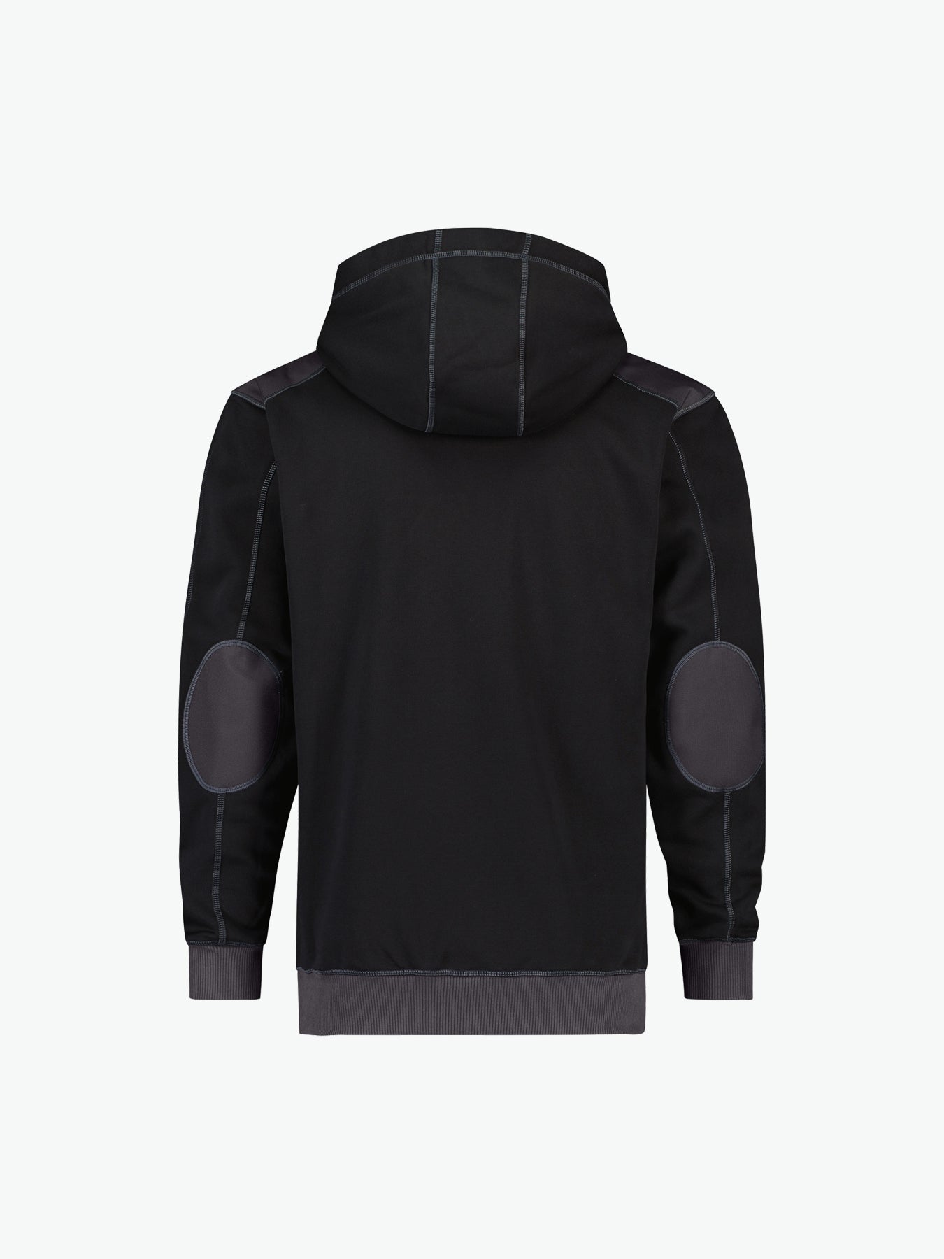 Dassy Indy Sweater met kap - Zwart/Antracietgrijs Werksweater Dassy